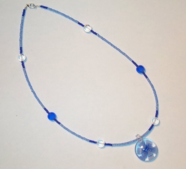 Crystal Blue Flower
