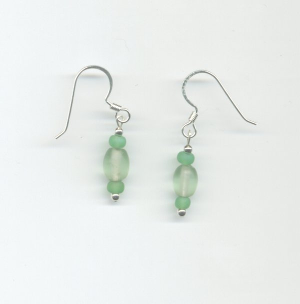 Spring Green Earrings<BR>#22115